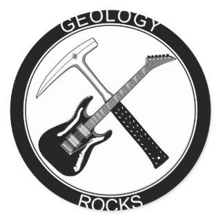 Geology Rocks Classic Round Sticker (S)