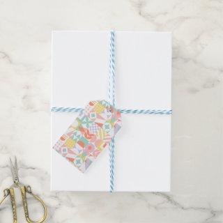 geometric #32 gift tags