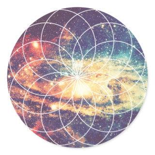 Geometric Galaxy #1 Sticker