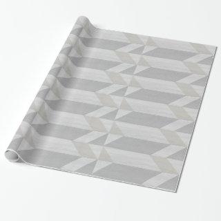 geometric pattern gray wood
