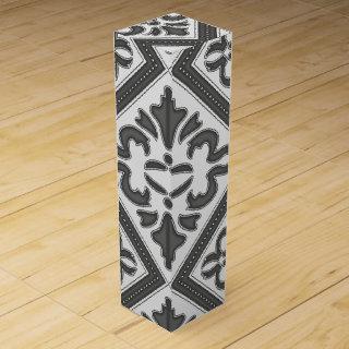 Geometric Pattern Lattice  Wine Gift Box