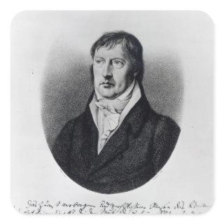 Georg Wilhelm Friedrich Hegel Square Sticker