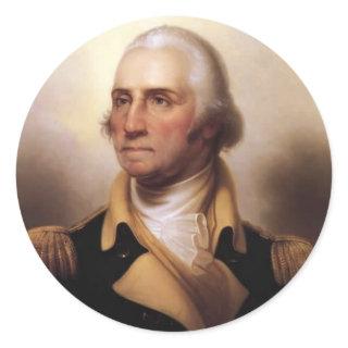 George Washington Classic Round Sticker