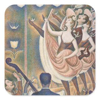 Georges Seurat - Le Chahut Square Sticker