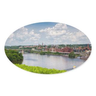 Georgetown Oval Sticker