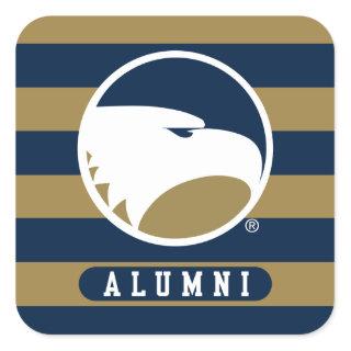 Georgia Southern University Alumni Stripes Square Sticker