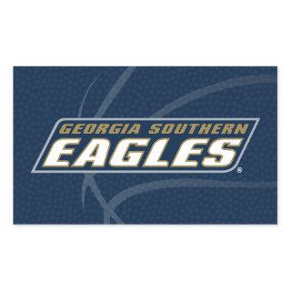 Georgia Southern University Basketball Rectangular Sticker