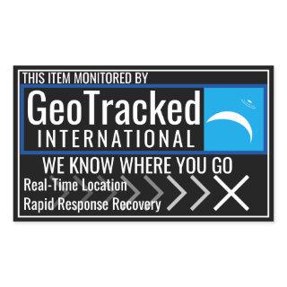 GeoTracked Sticker