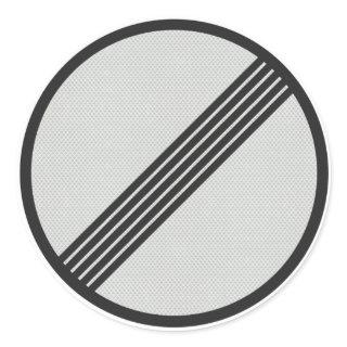 German Autobahn 'No speed restrictions' sticker