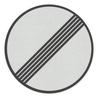 German Autobahn 'No speed restrictions' sticker