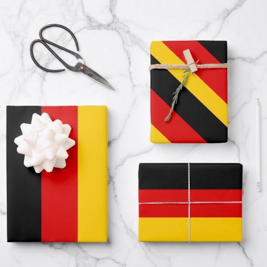 German Flag Colors Black Red Gold   Sheets