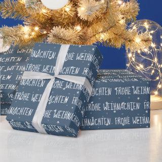 German Merry Christmas with Stars