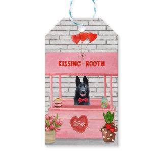 German Shepherd Dog Valentine's Day Kissing Booth Gift Tags
