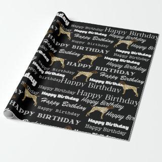 German Shorthaired Pointer Birthday Paper, GSP