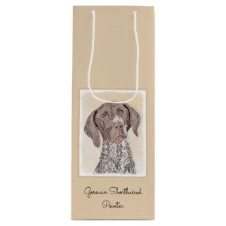 German Shorthaired Pointer Painting - Dog Art Wine Gift Bag