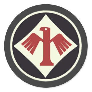 German WW2 airforce I/JG1 unit emblem Classic Round Sticker