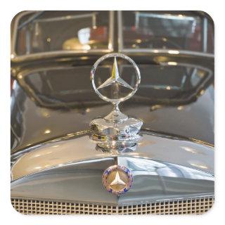Germany, Baden-Wurttemberg, Stuttgart. Mercedes Square Sticker