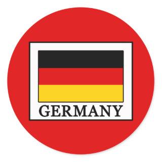 Germany Classic Round Sticker