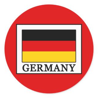 Germany Classic Round Sticker