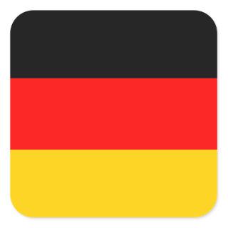 Germany Flag Square Sticker