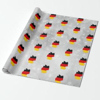 Germany German Flag Map