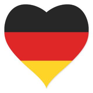 germany heart sticker