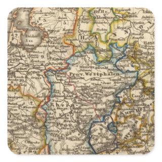 Germany, Netherlands, and Belgium Square Sticker