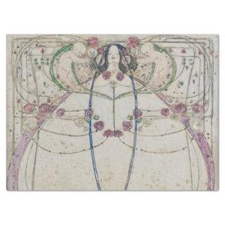 Gesso Panel by Margaret Macdonald Mackintosh Tissue Paper