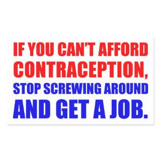 Get A Job Rectangular Sticker