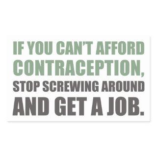 Get A Job Rectangular Sticker