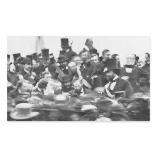 Gettysburg Address, Abraham Lincoln Rectangular Sticker