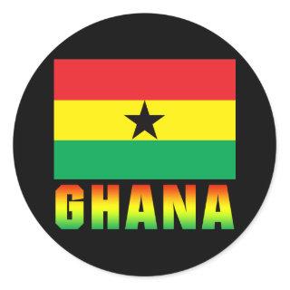 Ghana Classic Round Sticker