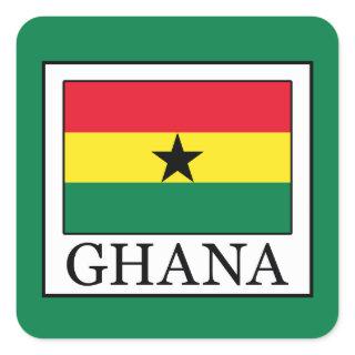 Ghana Square Sticker