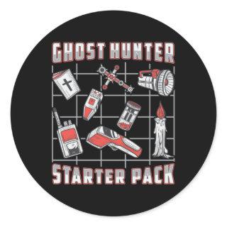 Ghost Hunter Starter Pack Paranormal Ghost Hunting Classic Round Sticker