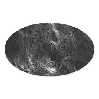 Ghost Oval Sticker