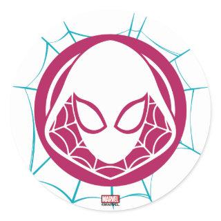 Ghost-Spider Icon Classic Round Sticker