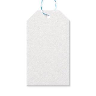 Ghost White Solid Color Gift Tags