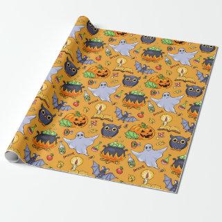 Ghostly Halloween Pattern
