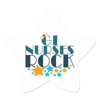 GI Nurses Rock Star Sticker