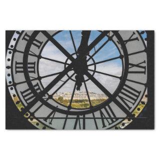 Giant glass clock at the Musée d'Orsay - Paris Tissue Paper