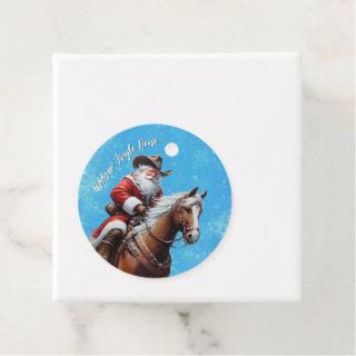 Giddyup Jingle Horse Santa Claus Christmas Gift  Favor Tags