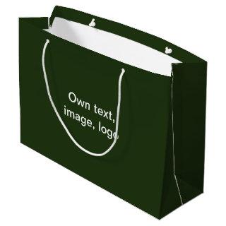 Gift Bag Large uni Green