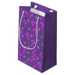 Gift Bag - Question Mark design (purple)