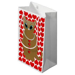 Gift Bag Valentine's Cat