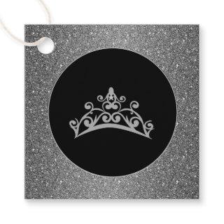 Gift-FavorTag -Pageant USA America Tiara Crown Favor Tags