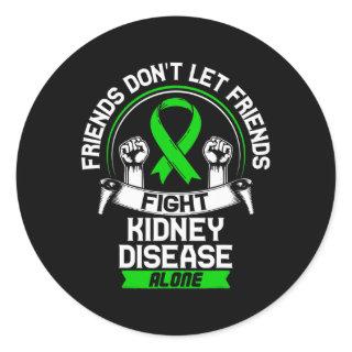 Gift For Kidney Disease Patients - Ckd Awareness R Classic Round Sticker