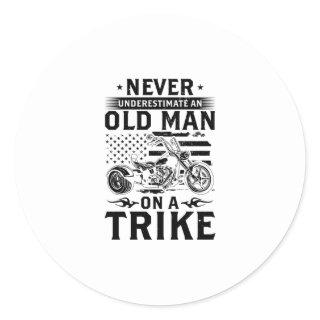Gift idea for trikers | Trike Driving Trikes Hobby Classic Round Sticker