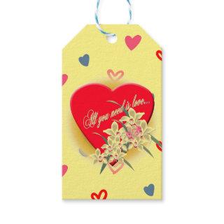 Gift Tag Valentine's Day.