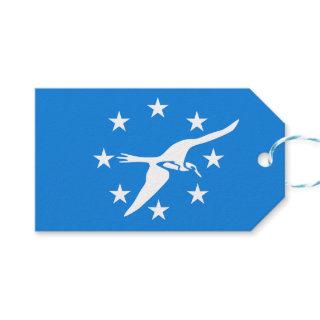 Gift Tag with Flag of Corpus Christi City, USA