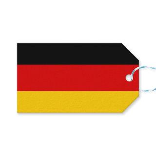 Gift Tag with Flag of Germany